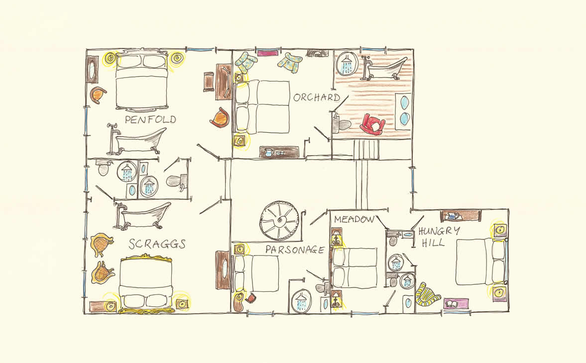 Launceston Farmhouse first floor